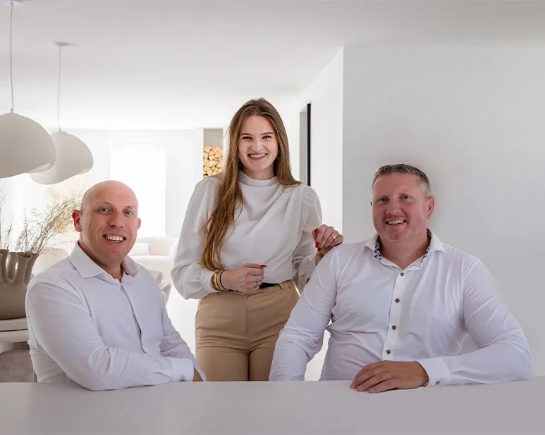 Team foto van Krieger & Witte Makelaars