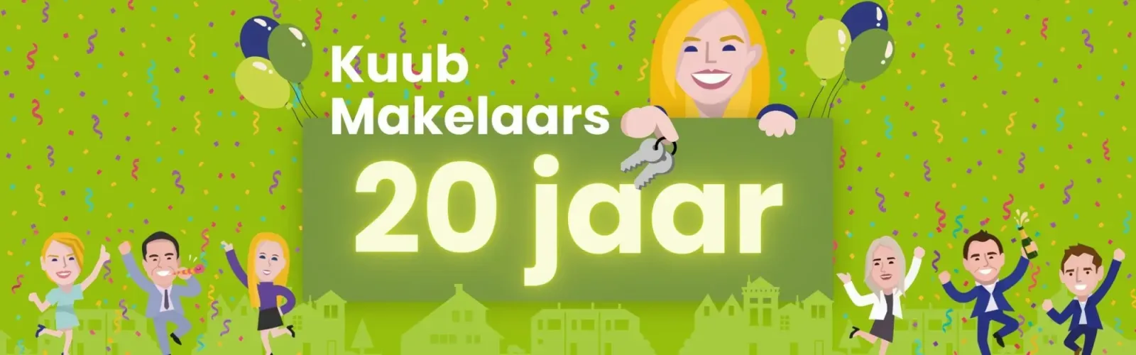 Team foto van Kuub Makelaars