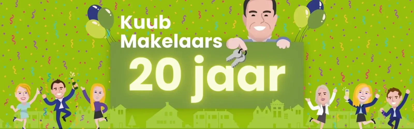 Team foto van Kuub Makelaars Zeeuws Vlaanderen
