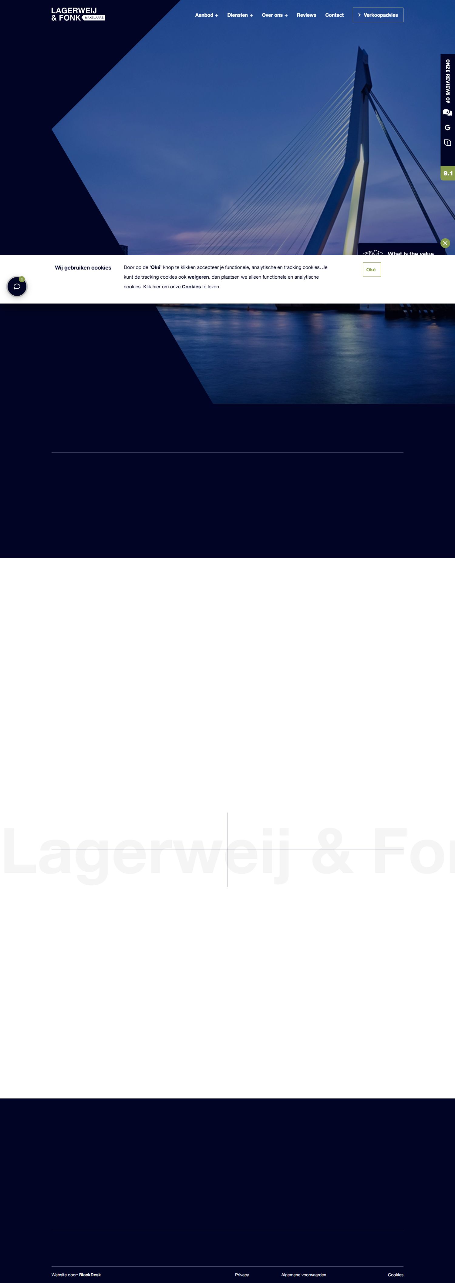 Screenshot van de website van www.lagerweij-fonk.nl