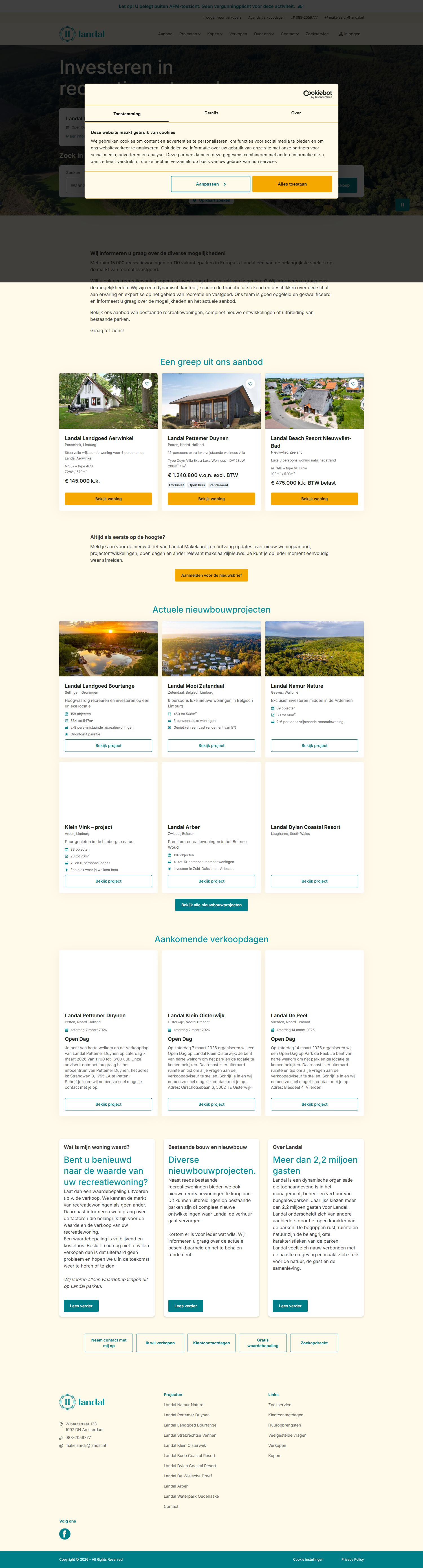 Bürofoto Landal Makelaardij