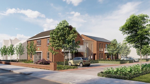 Langeweg 70 in Middelharnis Foto