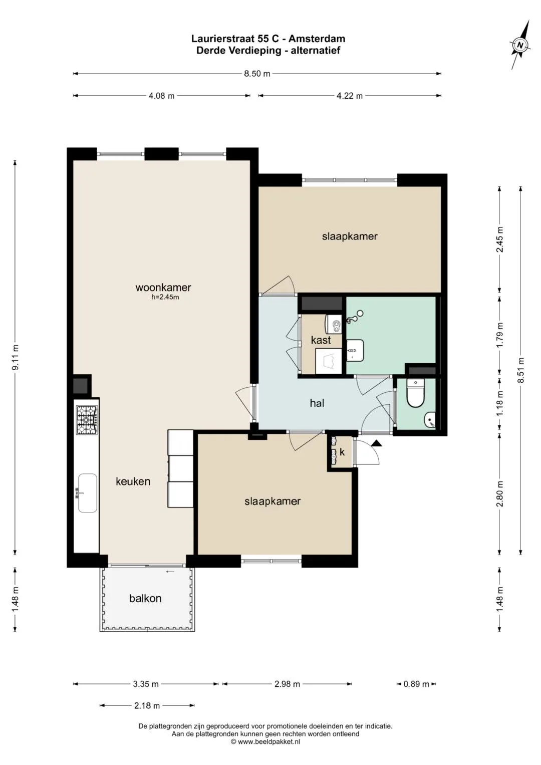 Laurierstraat 55 C Amsterdam thumbnail 26