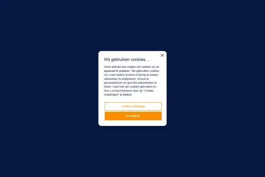 Screenshot of the website of www.lauwaars.nl
