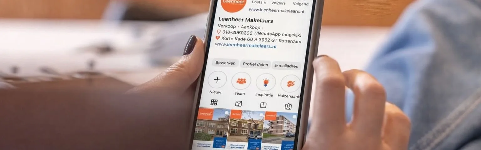 Team foto van Leenheer Makelaars