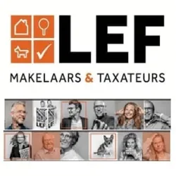 Logotipo LEF Makelaars & Taxateurs