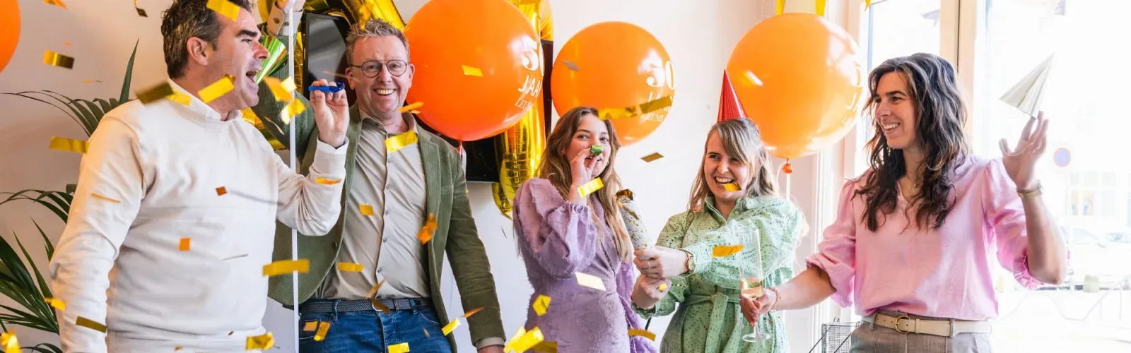 Mannschaftsfoto von Leunis Makelaars