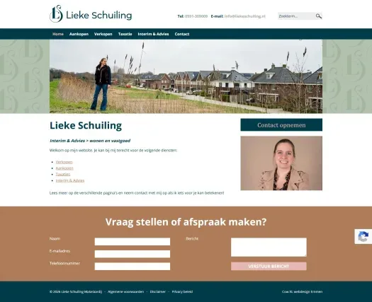 Screenshot der Website von www.liekeschuiling.nl