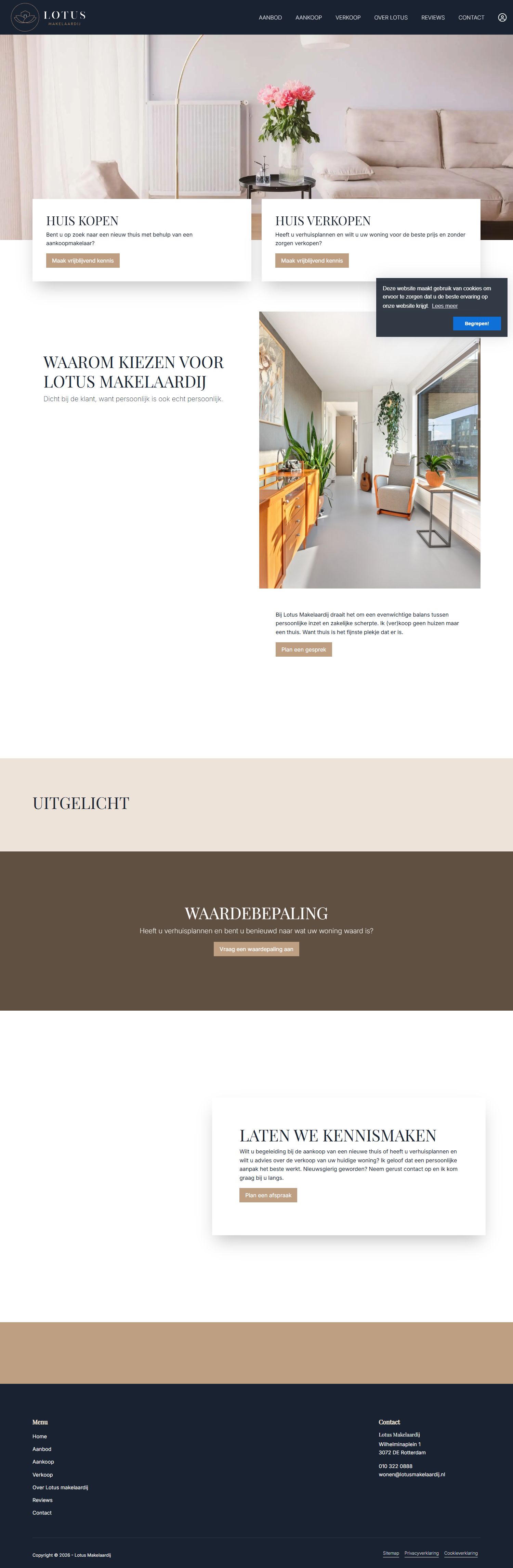 Photo de bureau Lotus Makelaardij