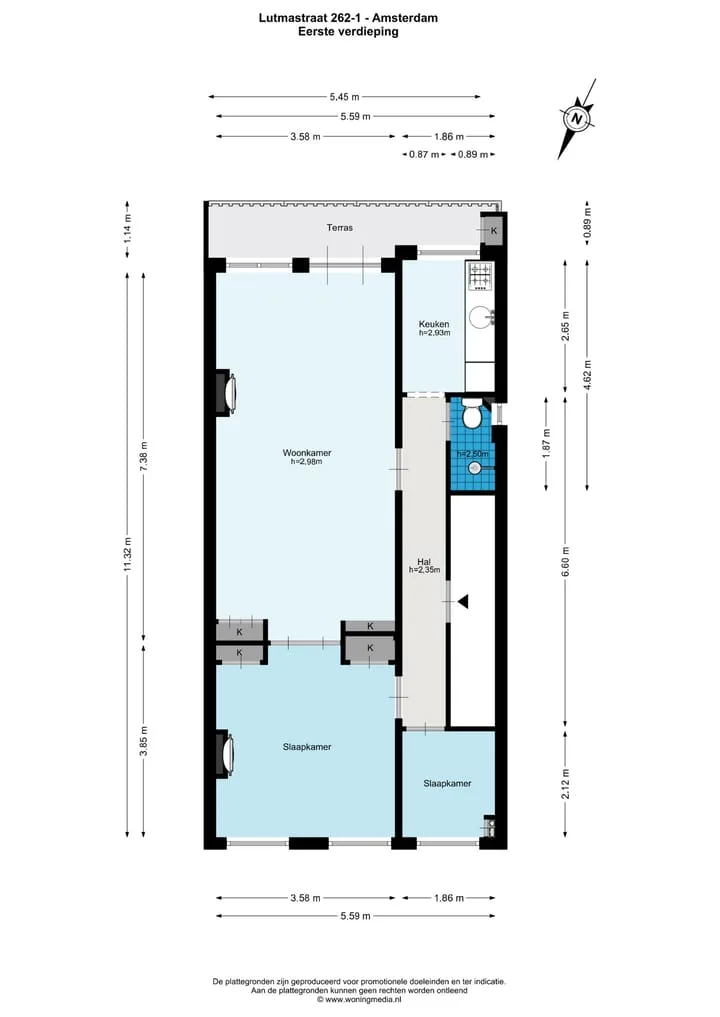 Lutmastraat 262 H Amsterdam thumbnail 19