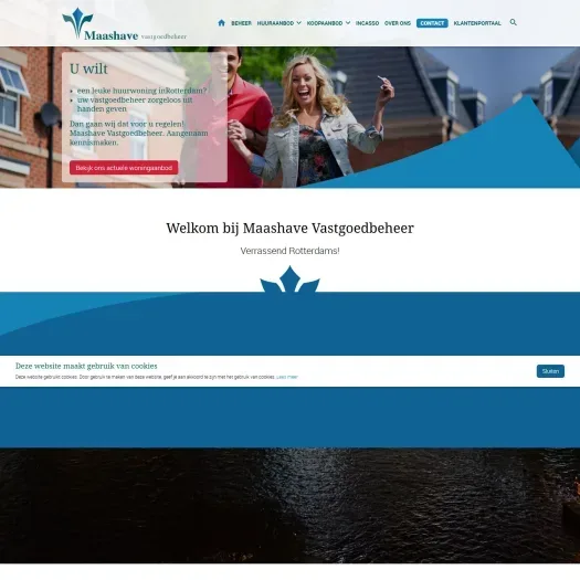 Screenshot of the website of www.maashave.com