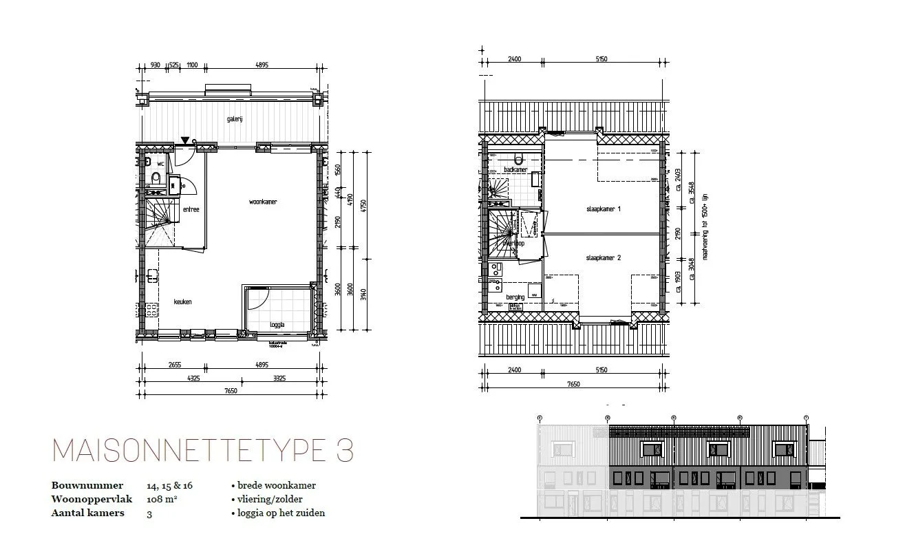 Maisonnette (Bouwnr. 14) Oudkarspel (Gem. Dijk en Waard) thumbnail 12