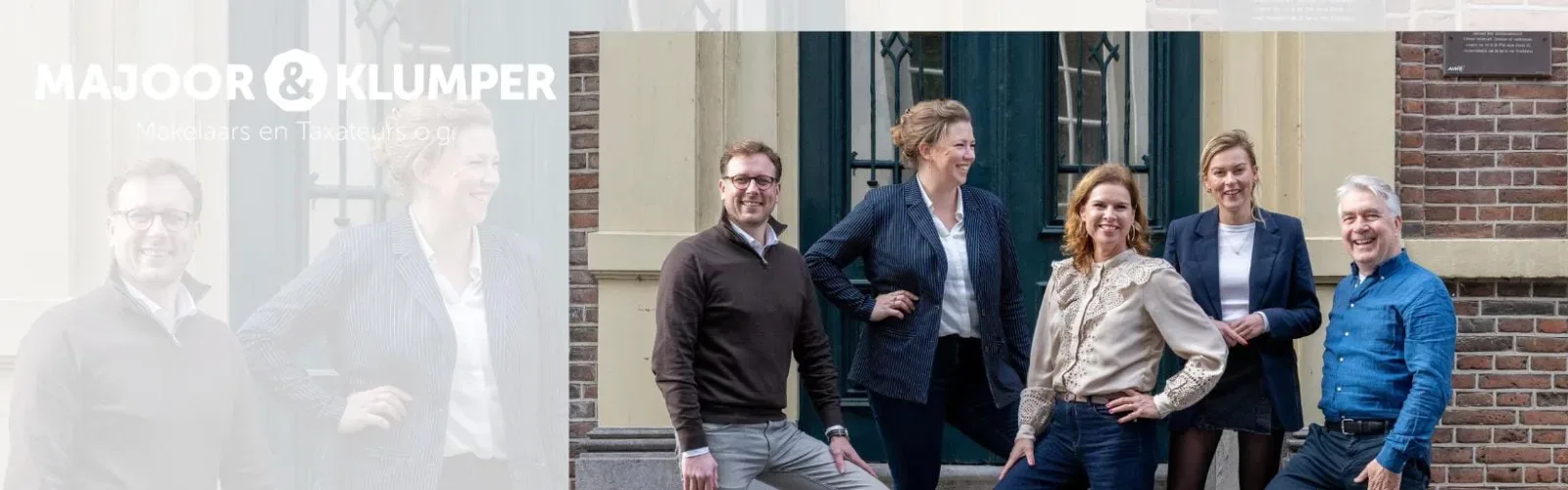 Team foto van Majoor & Klumper Makelaars en Taxateurs o.g.
