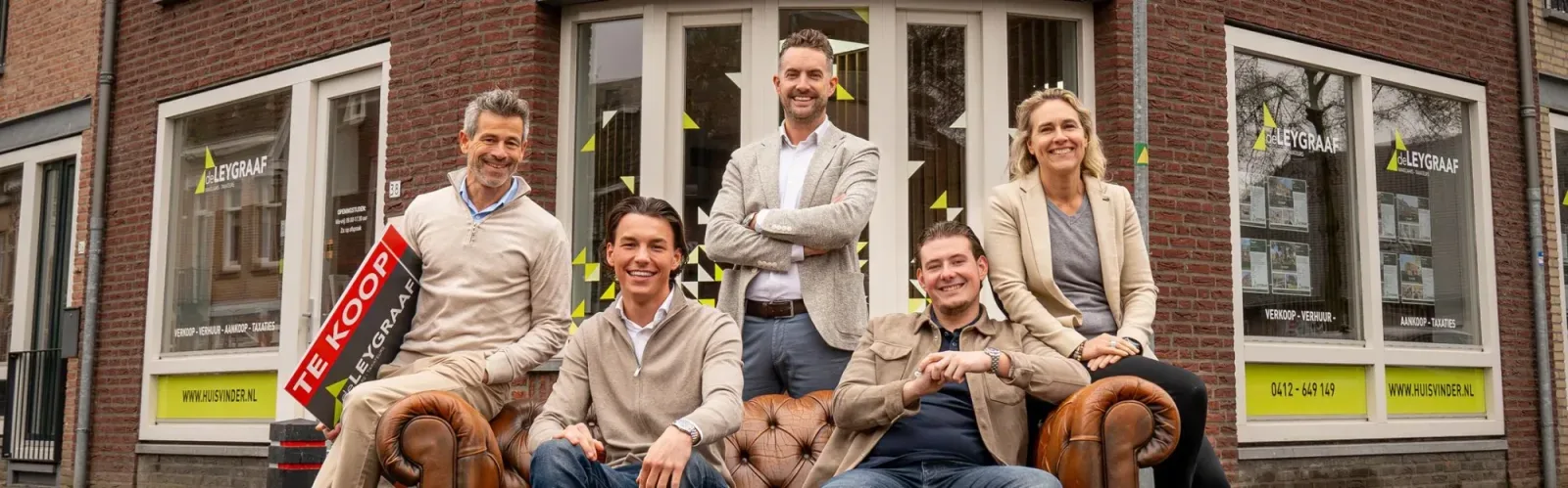 Team photo of Makelaardij de Leygraaf BV