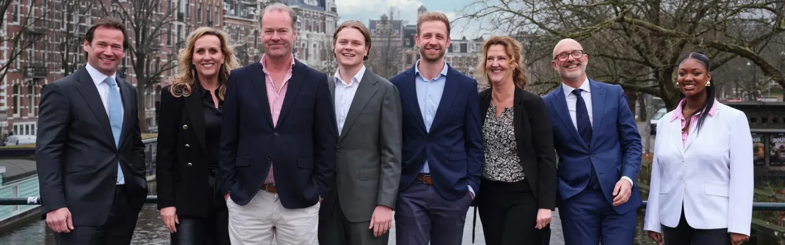 Team foto van Makelaardij De Nederlanden