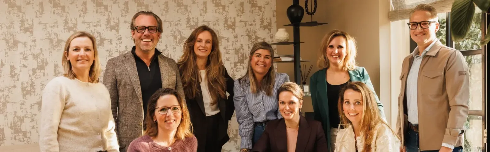 Team foto van Makelaardij de Parel