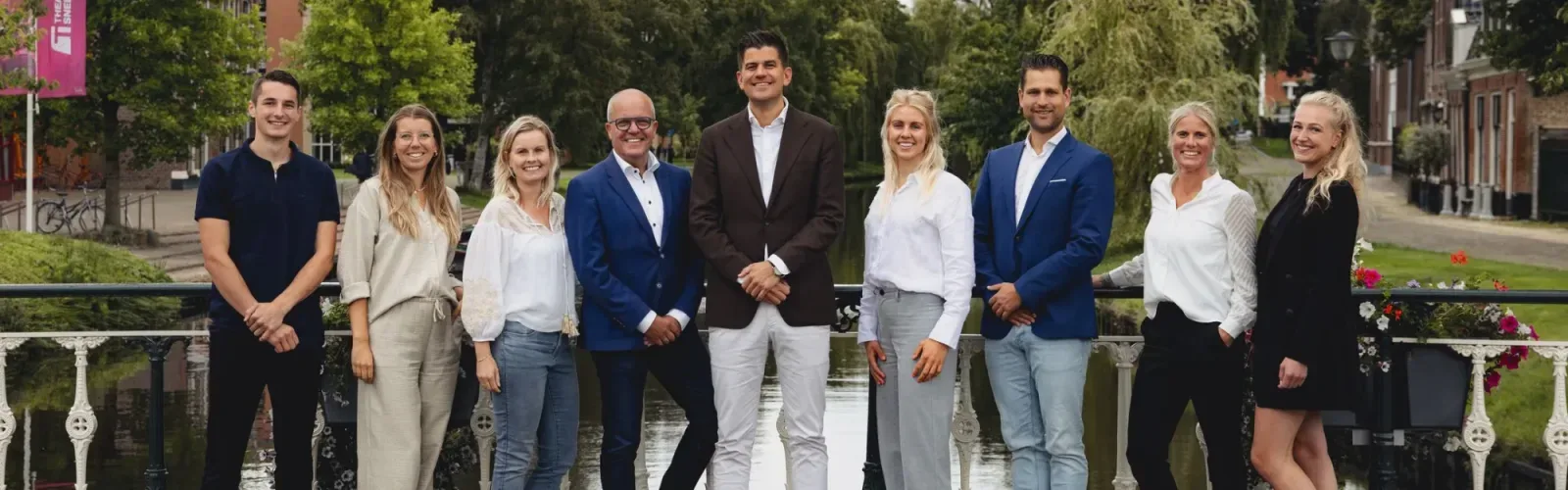 Team foto van Makelaardij Friesland | Qualis
