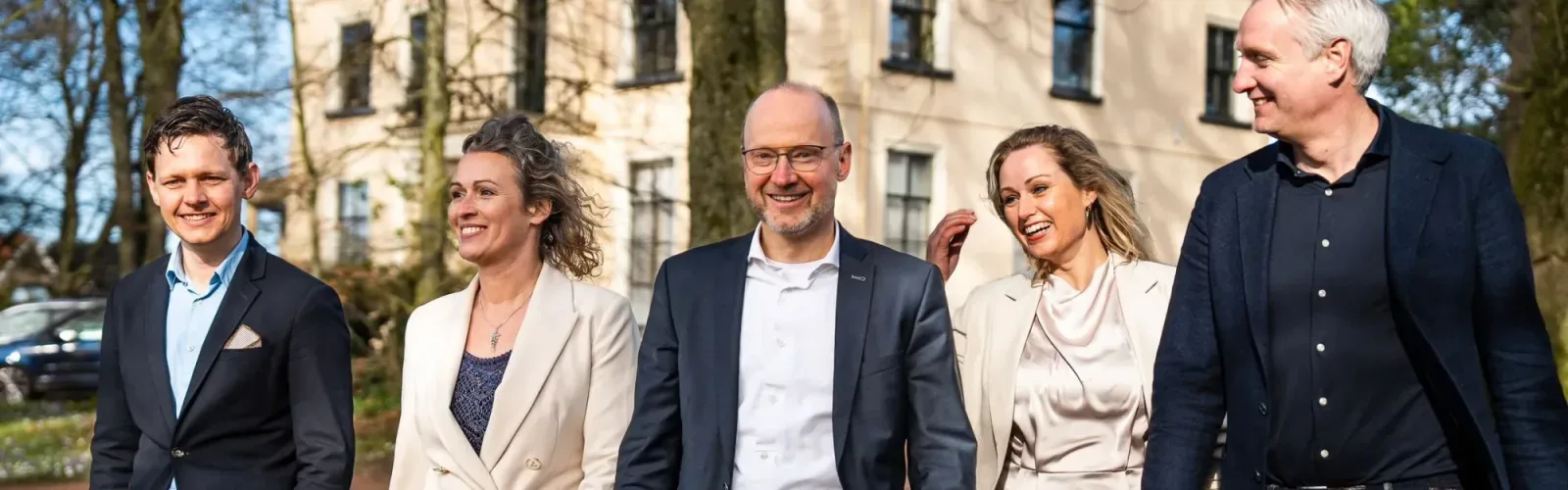 Team foto van Makelaardij Friesland | Qualis