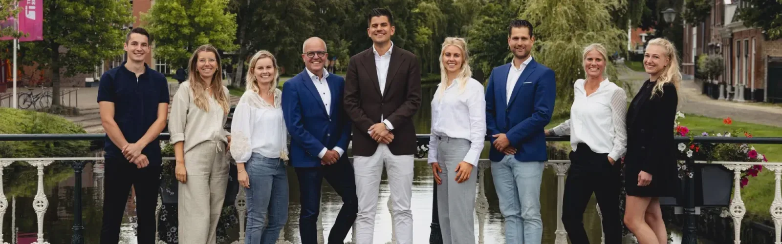 Team foto van Makelaardij Friesland | Qualis