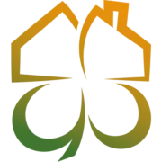 Logo von Makelaardij Klavertje Vier. Woongeluk begint hier!