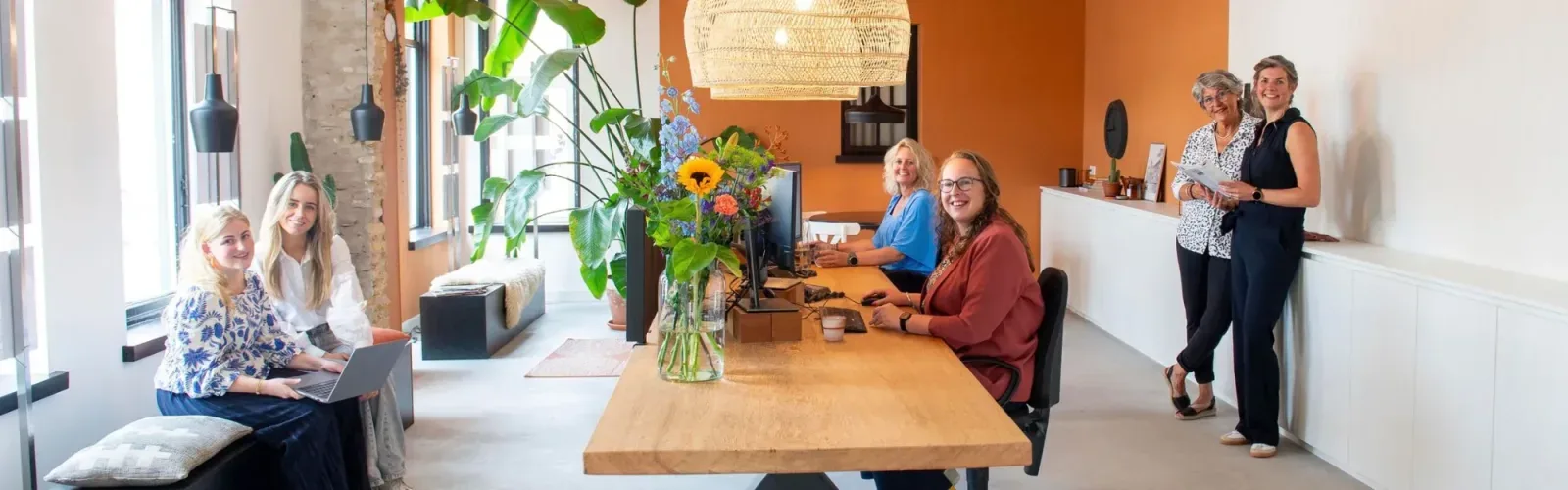 Team foto van Makelaardij Mid-Fryslân