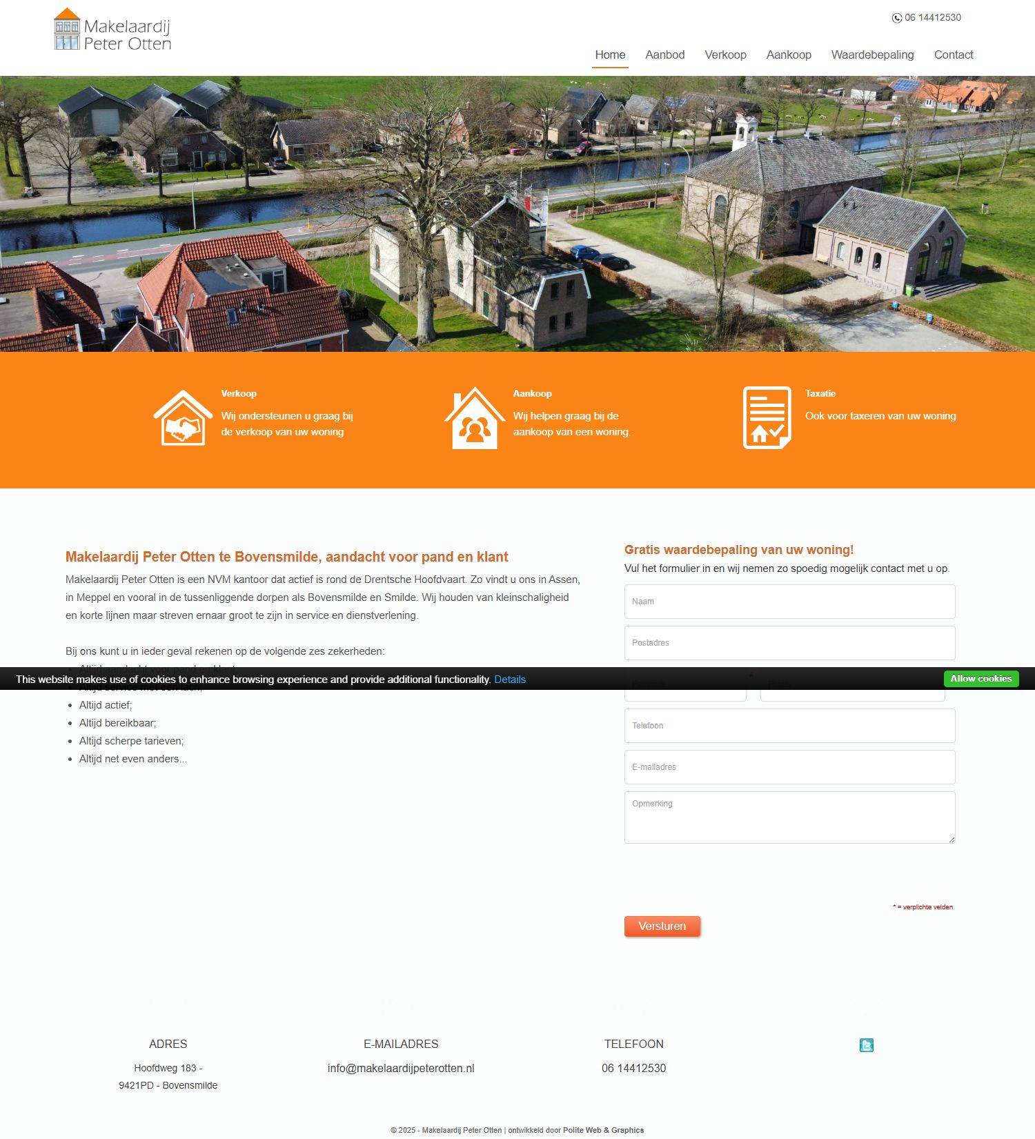 Bürofoto Makelaardij Peter Otten