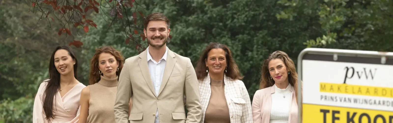 Team foto van Makelaardij Prins van Wijngaarden BV