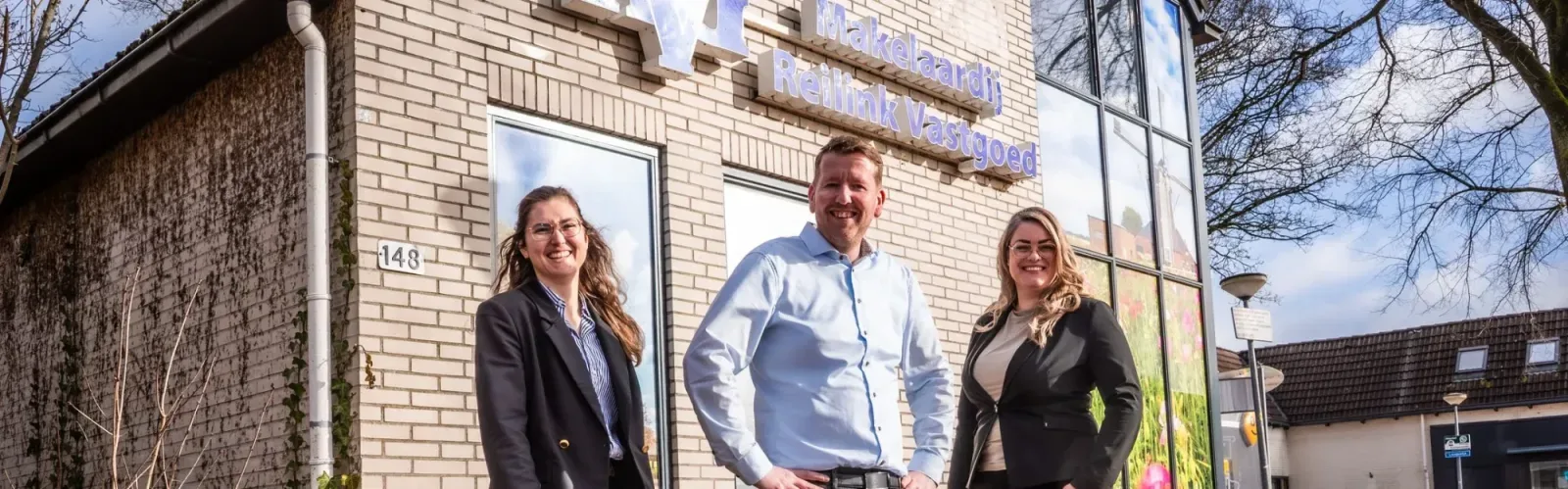 Team foto van Makelaardij Reilink Vastgoed