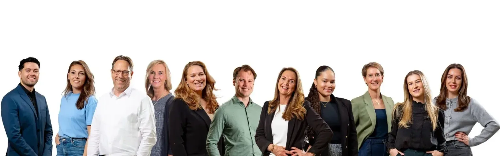 Team photo of Makelaardij Van der Linden Almere