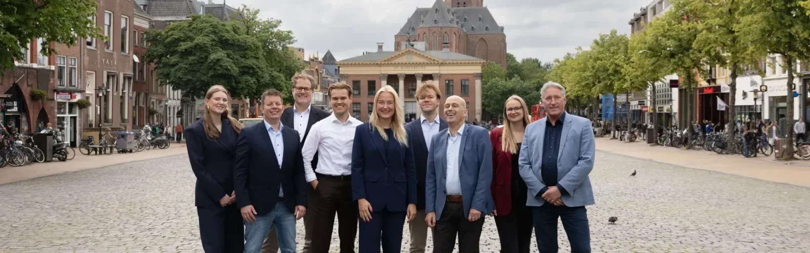 Team foto van Makelaardij Van Santen de Hoog