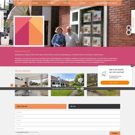 Capture d'écran du site web de www.makelaardijzijl.nl