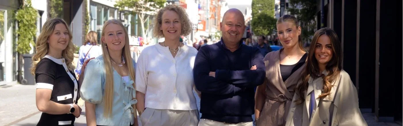 Team foto van Makelaarshuys Johanna en Gijs
