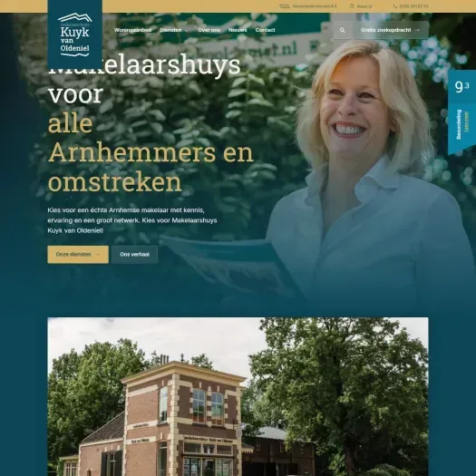 Capture d'écran du site web de www.kuykvanoldeniel.nl