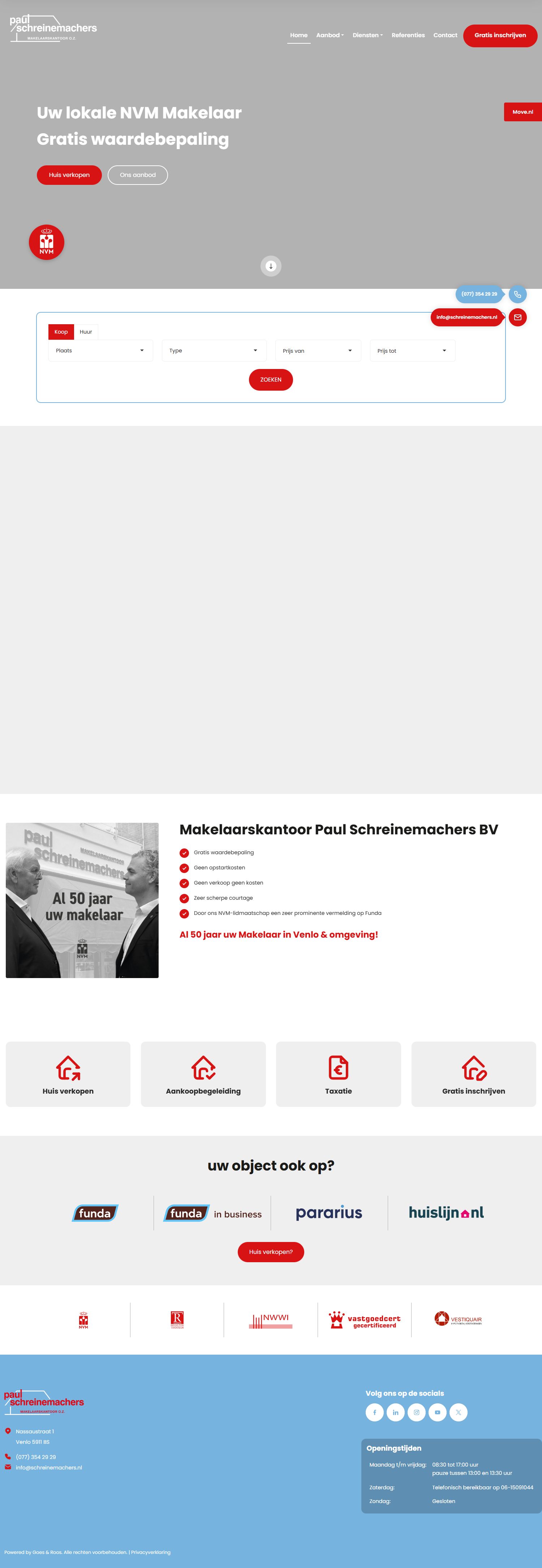 Office photo Makelaarskantoor Paul Schreinemachers BV