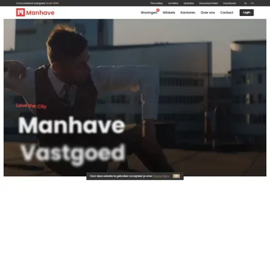 Screenshot van de website van www.manhave.com