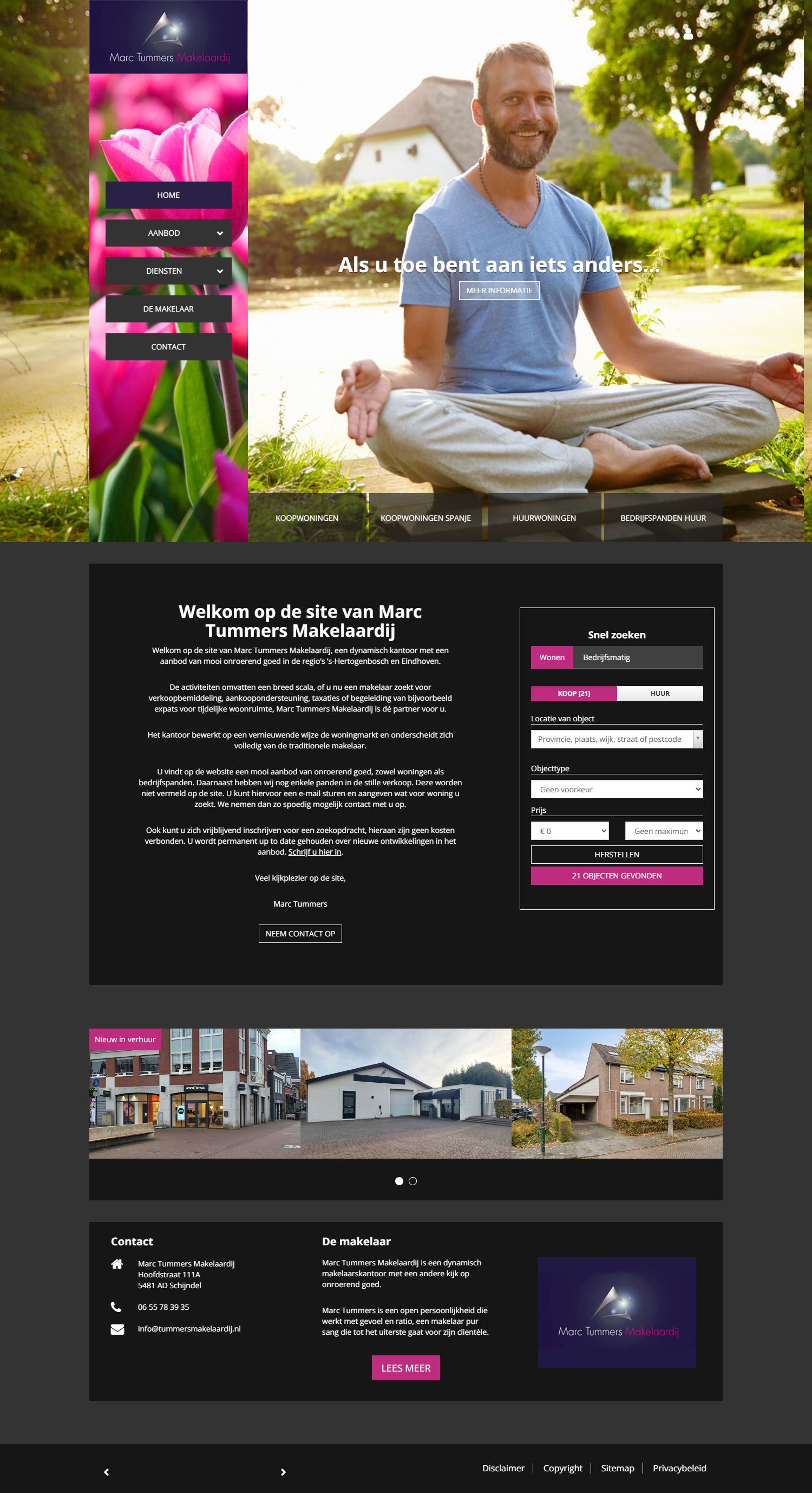 Photo de bureau Marc Tummers Makelaardij