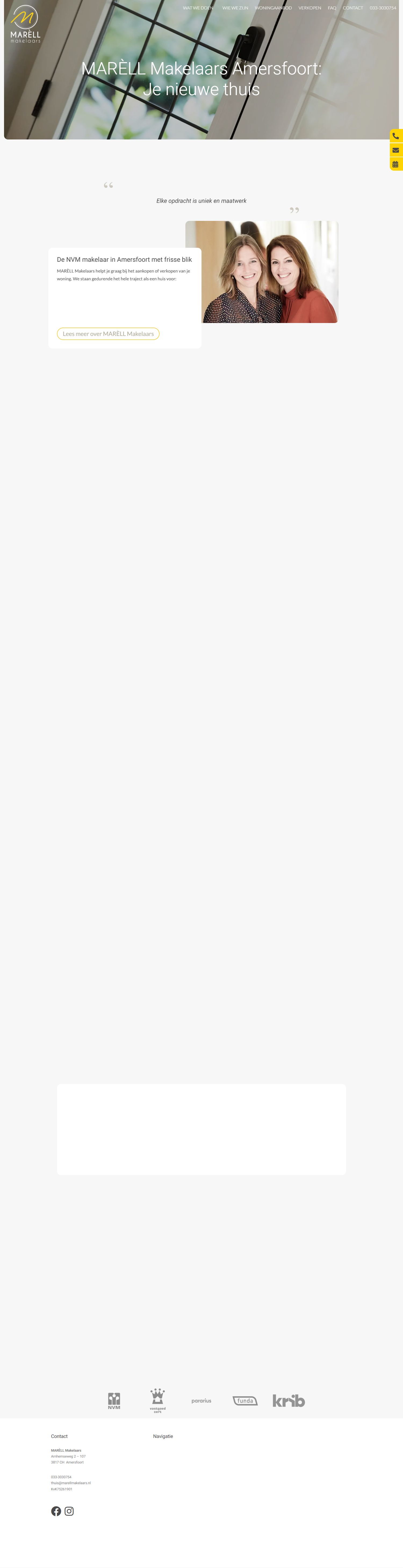 Screenshot der Website von www.marellmakelaars.nl
