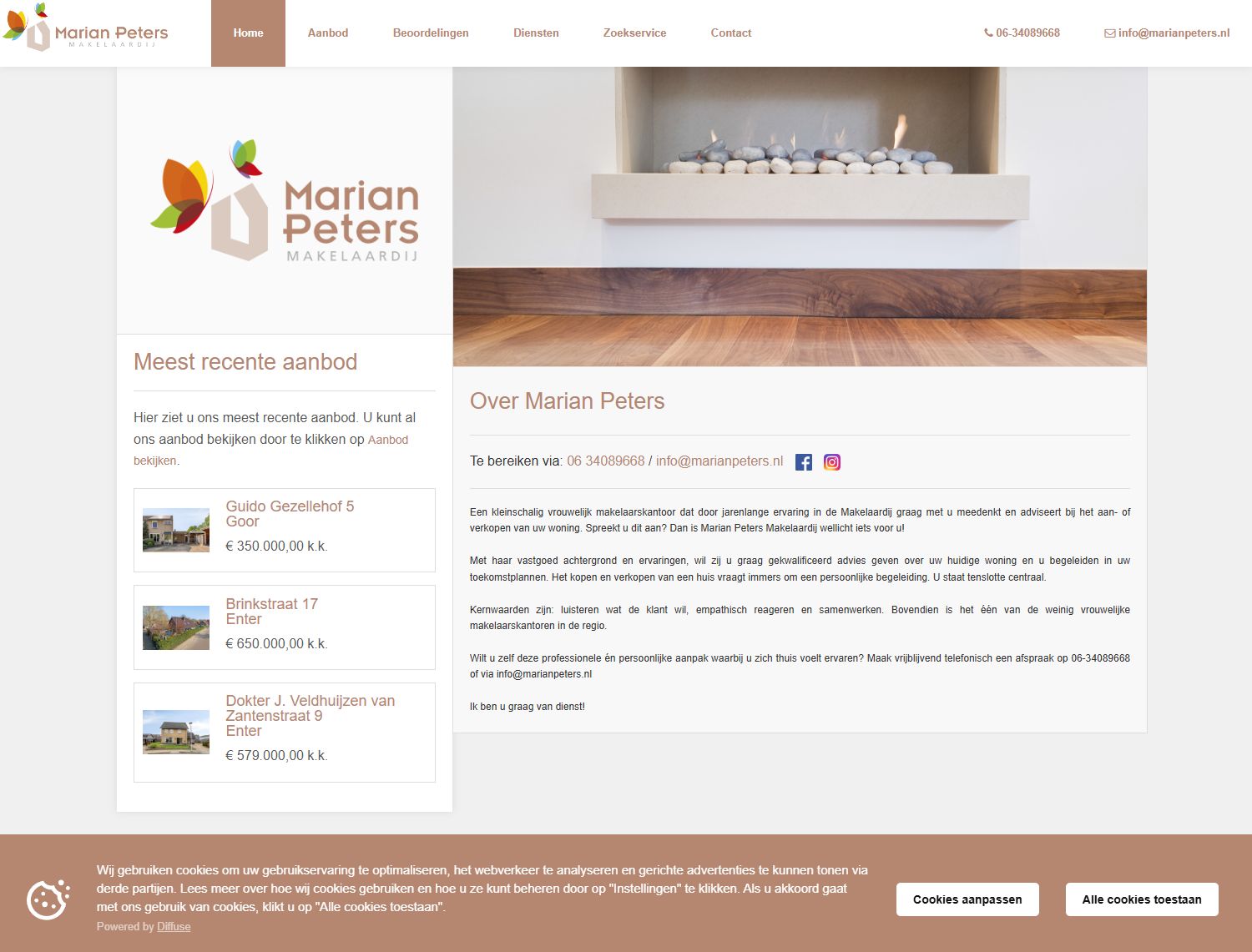 Team foto van Marian Peters Makelaardij