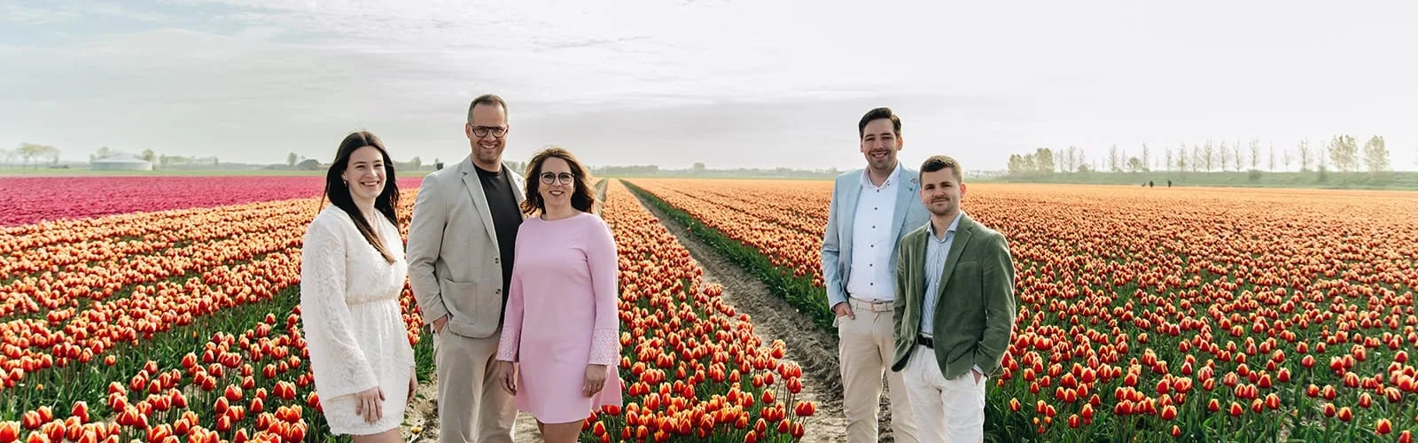 Team foto van Mark Makelaardij