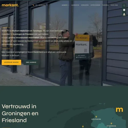 Screenshot van de website van www.mmet.nl