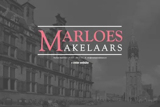 Screenshot of the website of www.marloesmakelaars.nl