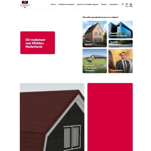 Screenshot van de website van mnm.nl