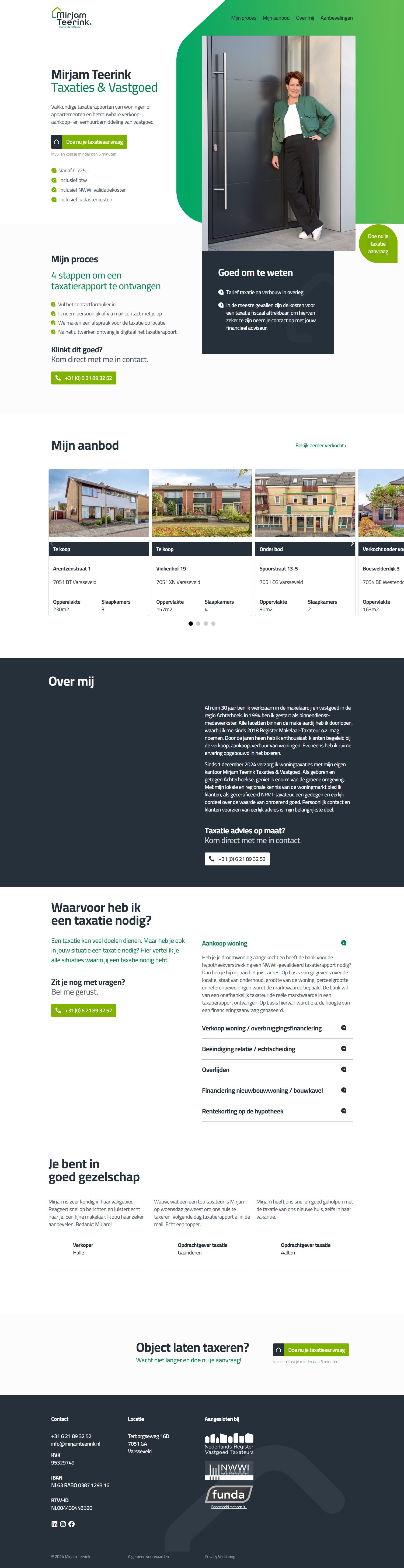 Office photo Mirjam Teerink Taxaties & Vastgoed