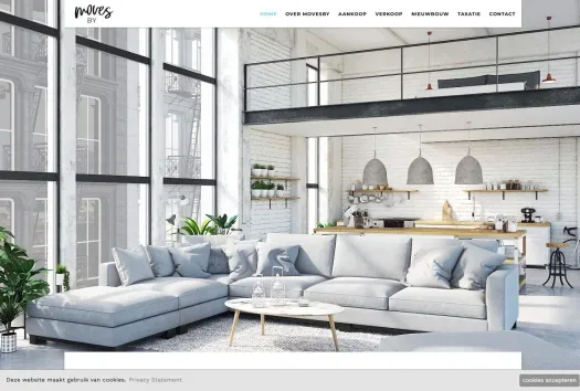 Screenshot of the website of www.movesby.nl