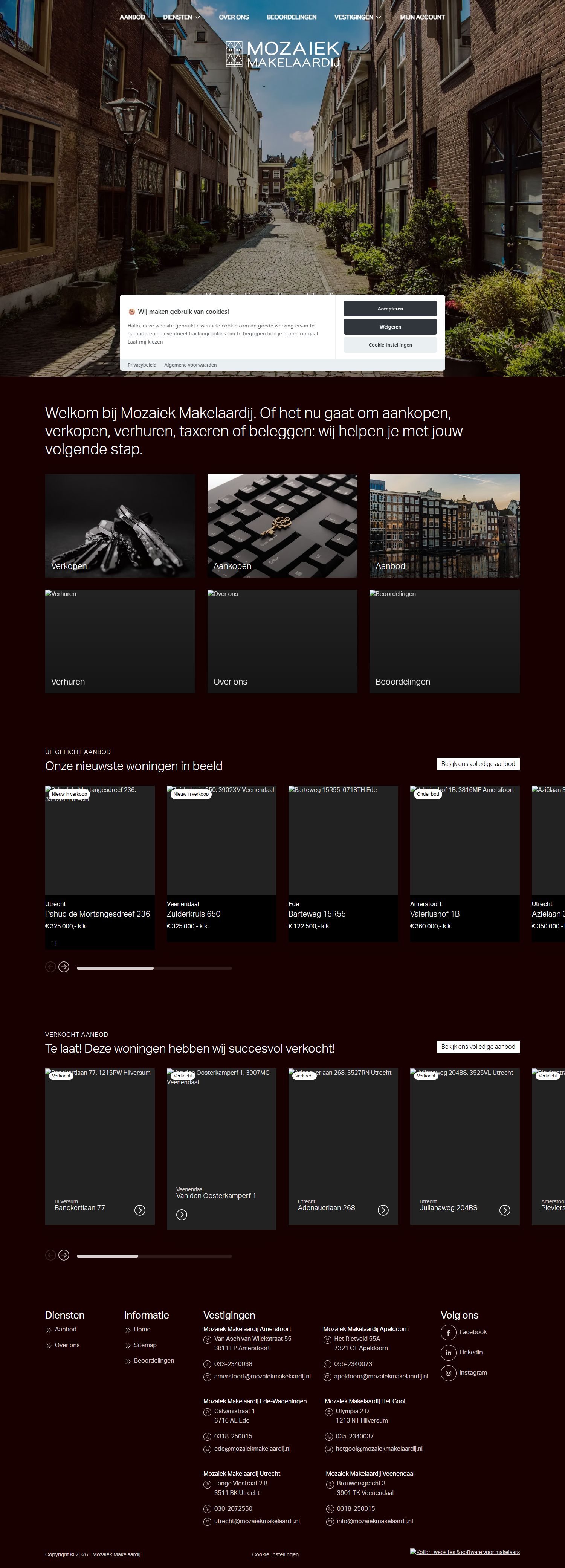 Photo de bureau MOZAIEK MAKELAARDIJ