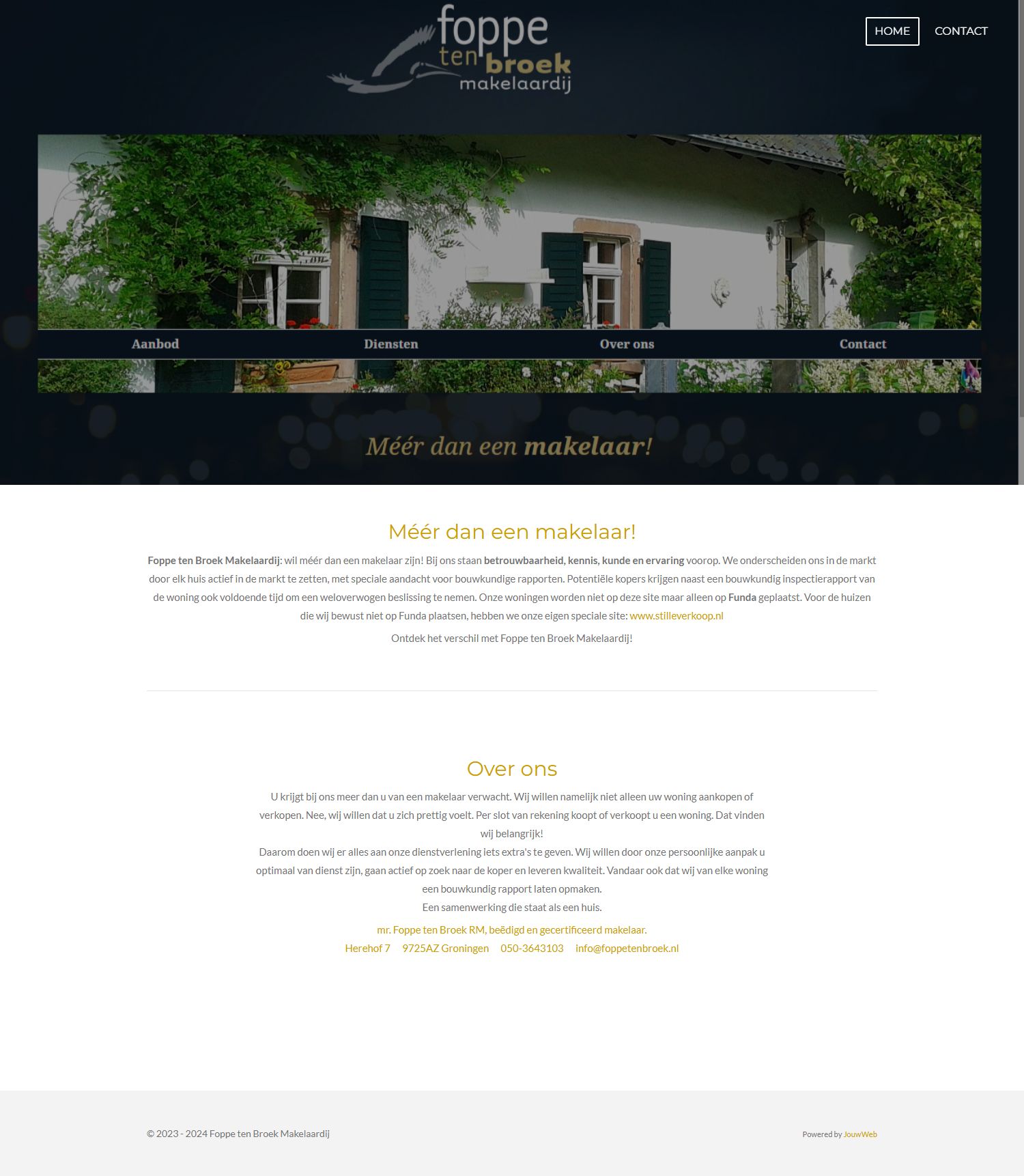 Photo de bureau mr. Foppe ten Broek Makelaardij