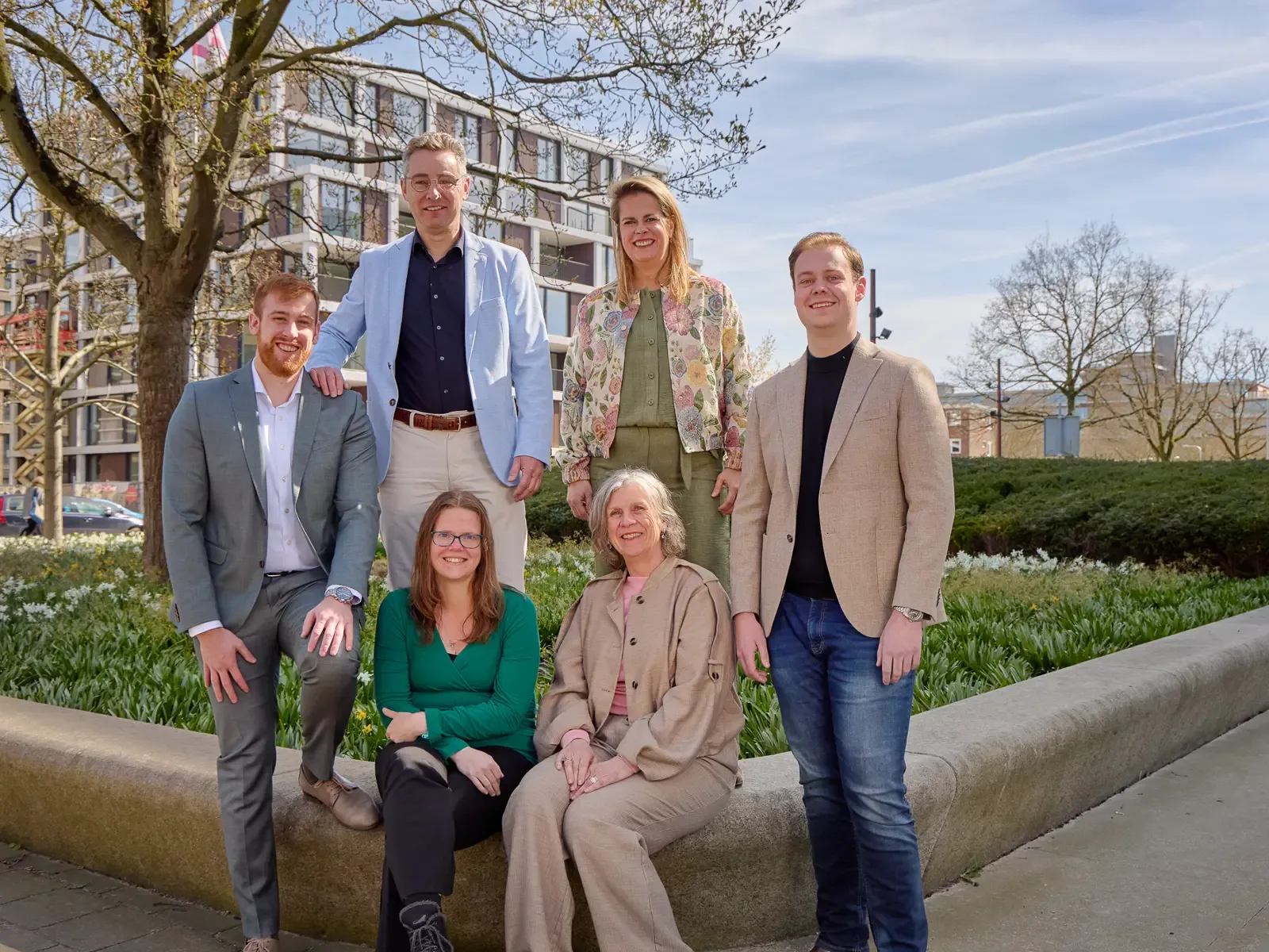 Team foto van Muller Bedrijfs Onroerend Goed