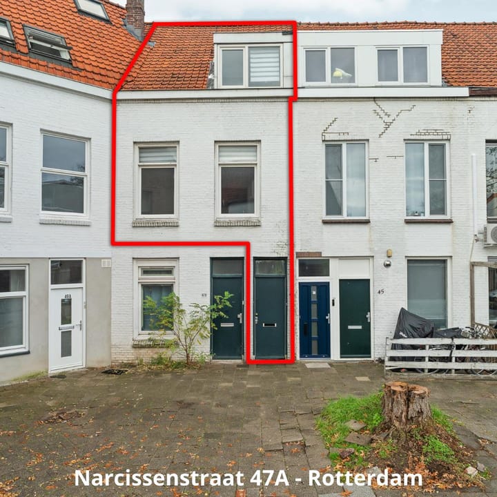 Narcissenstraat 47A in Rotterdam Foto