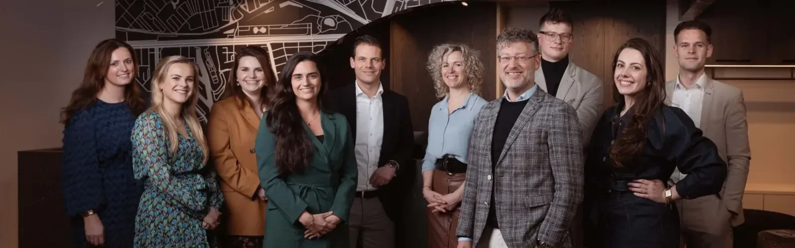 Team foto van Neeskens Makelaars