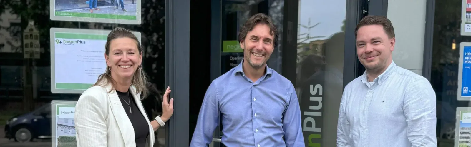 Team foto van Negenplus Makelaars Amersfoort